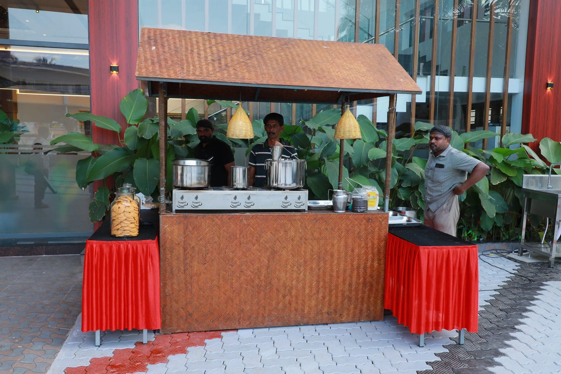 Outside buffet